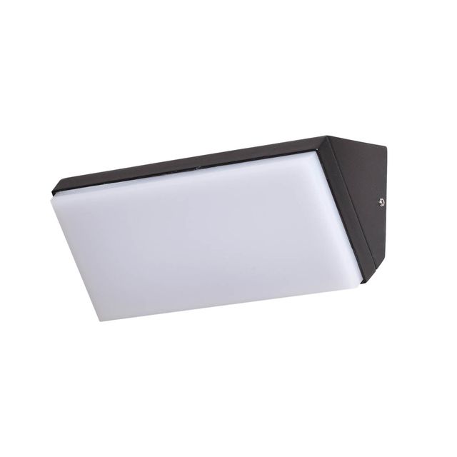 Kinkiet zewnętrzny NAVE LED 10W 3000K IP65 - czarny piaskowany/biały