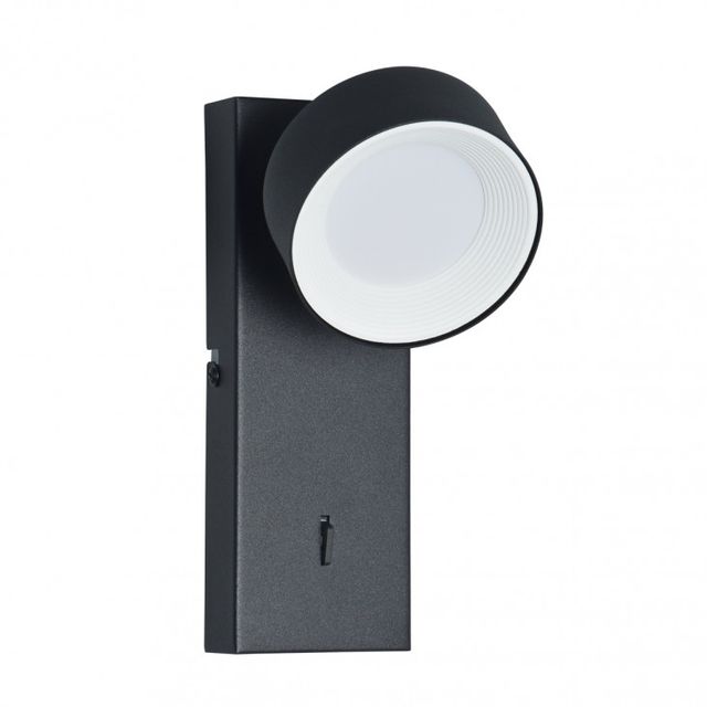 Kinkiet FONTEN LED 4000K - piaskowany czarny