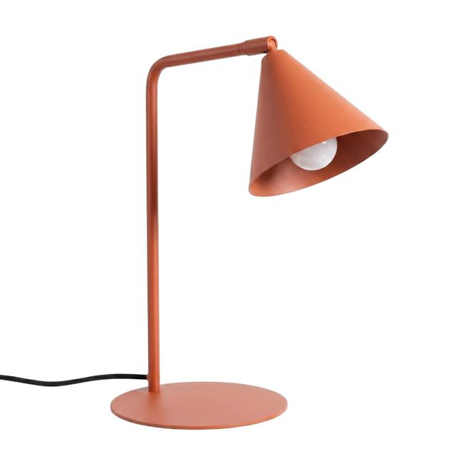 Lampa biurkowa NOX E14 - ochra czerwona