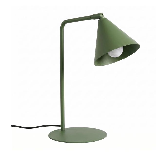 Lampa biurkowa NOX E14 - zielona oliwkowa