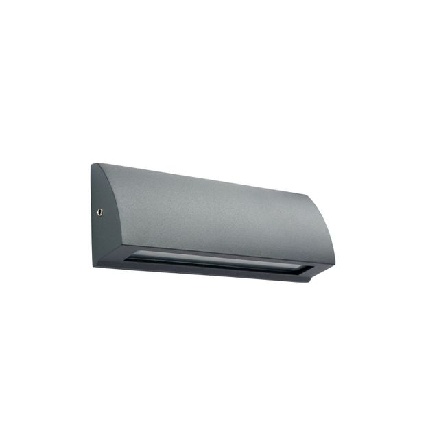 Lampa elewacyjna natynkowa MUR ALU zmienna barwa CCT 17cm antracyt