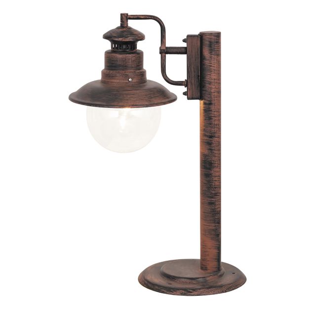 Lampa ogrodowa ODESSA Stojąca 53,5cm E27 IP44 - brązowy patyna