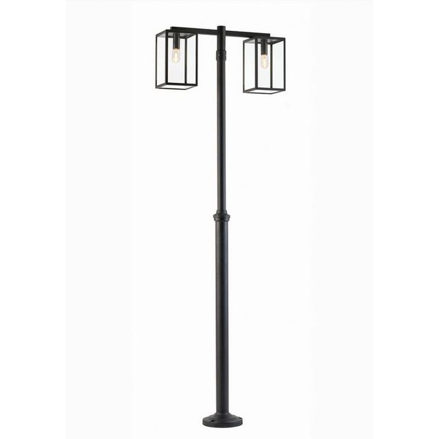 Lampa parkowa z regulowanym słupem LOFOTEN 1947 235cm 2xE27 czarny