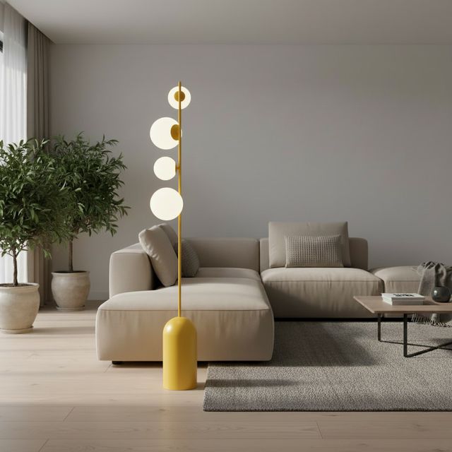 Lampa podłogowa ETNO LP4 G9  - pomarańczowy