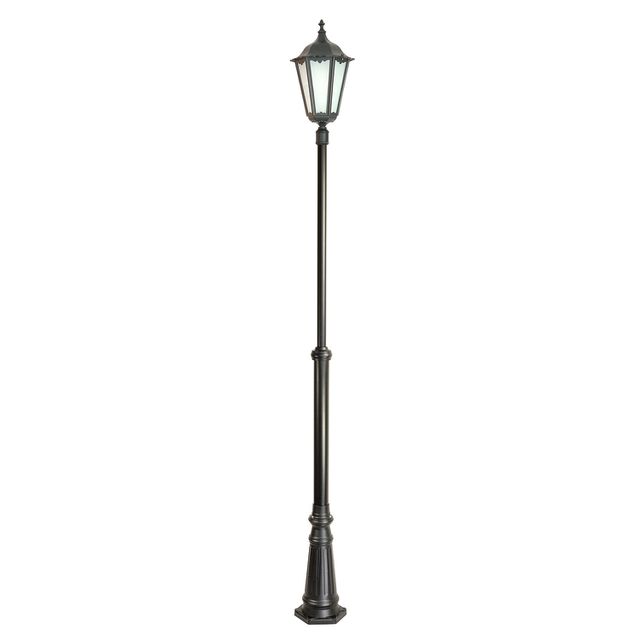 Lampa parkowa z masztem latarnia RETRO MAXI 2,9m E27 czarny