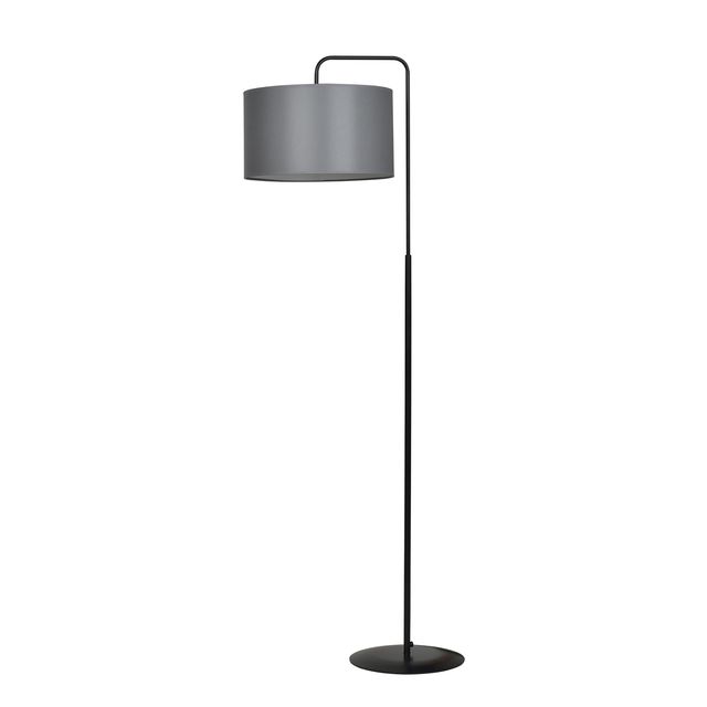 Lampa stojąca TRAPO LP1 BLACK / GREY 1xE27 - czarny