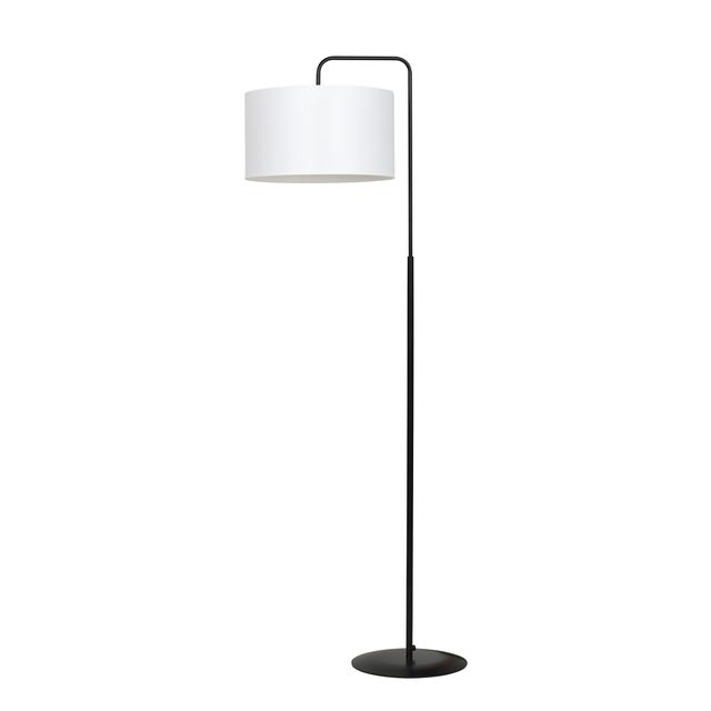 Lampa stojąca TRAPO LP1 BLACK / WHITE 1xE27 - biały/czarny