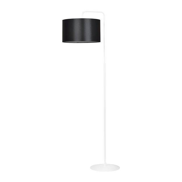 Lampa stojąca TRAPO LP1 WHITE / BLACK 1xE27 - czarny
