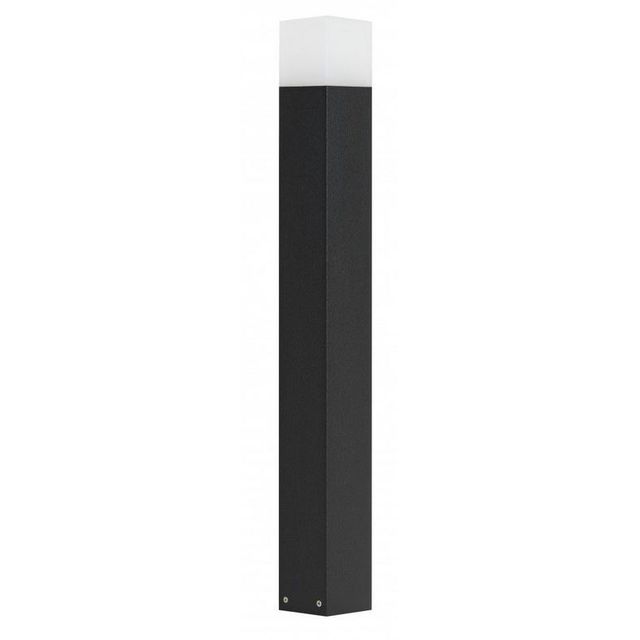 Lampa ogrodowa słupek kwadratowy CUBE E27 83cm czarna