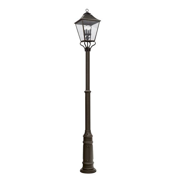 Lampa stojąca ogrodowa GALENA 4xE14 IP44 - brązowy