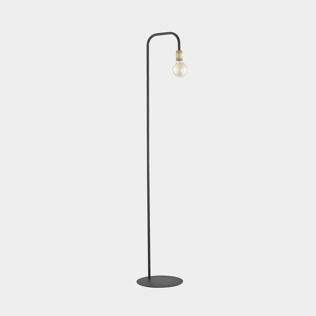 Lampa stojąca RETRO E27 - czarny/złoty