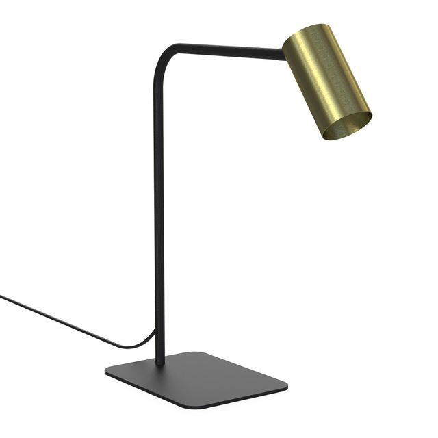 Lampa stołowa MONO GU10 - mosiądz/czarny