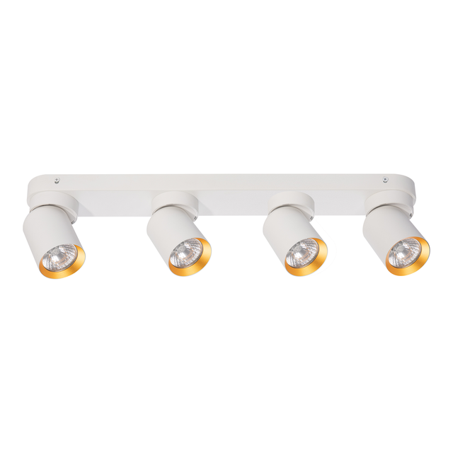 Lampa sufitowa ANDY 4xGU10 - biały/złoty