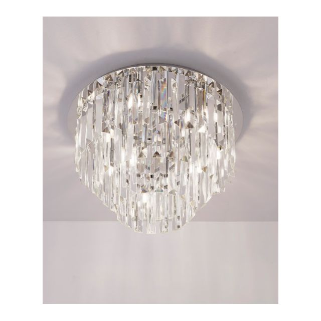 Lampa sufitowa MONACO 9xG9 - chrom/transparentny