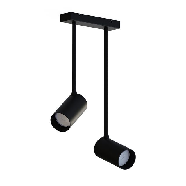 Lampa sufitowa MONO LONG 2xGU10 - czarny