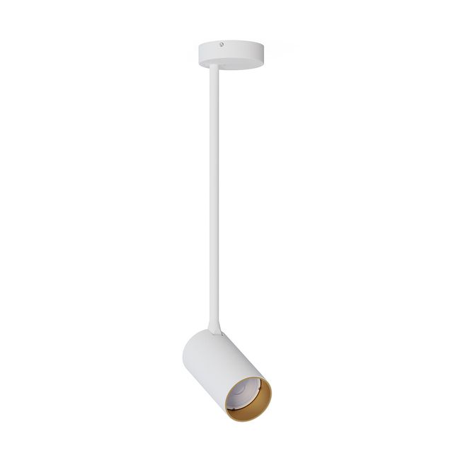 Lampa sufitowa MONO LONG M GU10 - biały/mosiądz