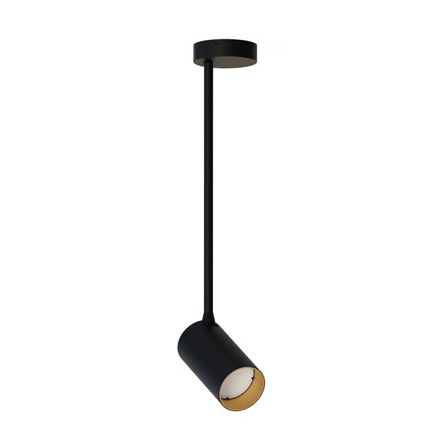 Lampa sufitowa MONO LONG M GU10 - czarny/mosiądz
