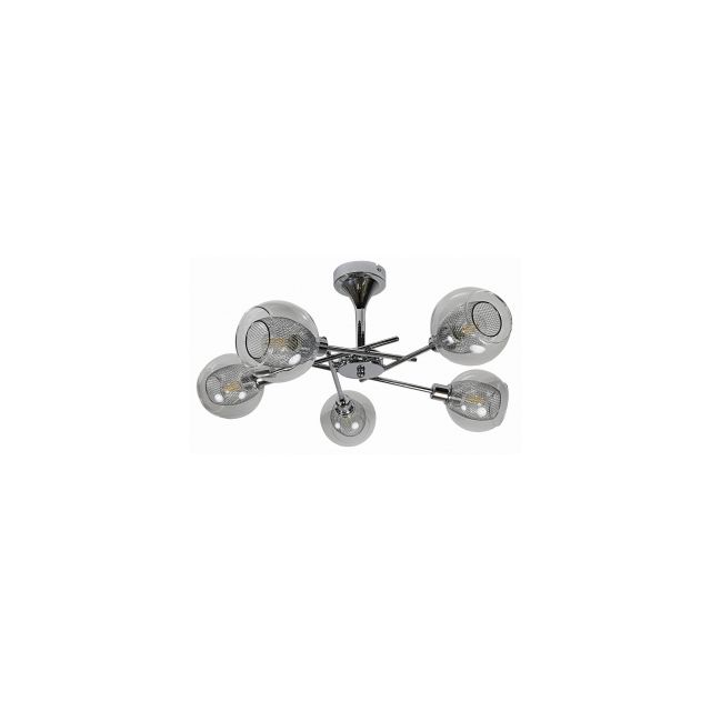 Lampa sufitowa OZZO 5 E14 - chrom
