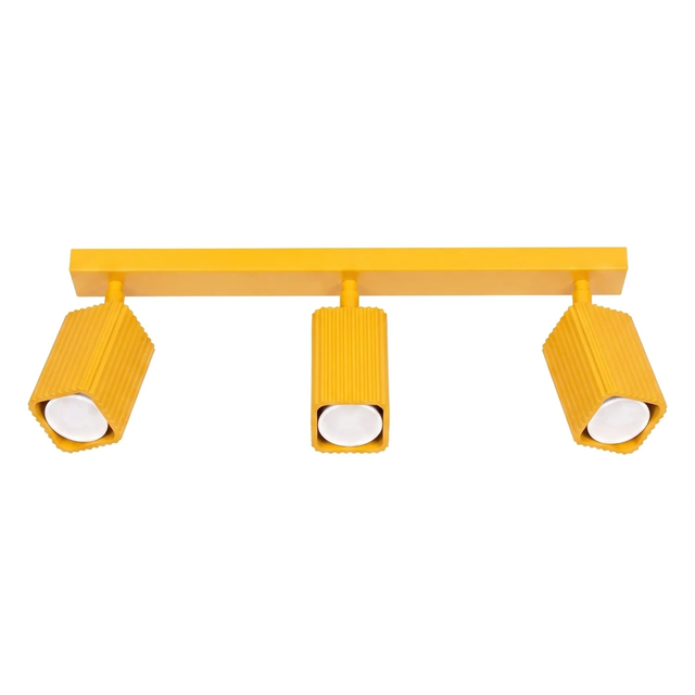 Lampa sufitowa RAYO 3L GU10 - żółty