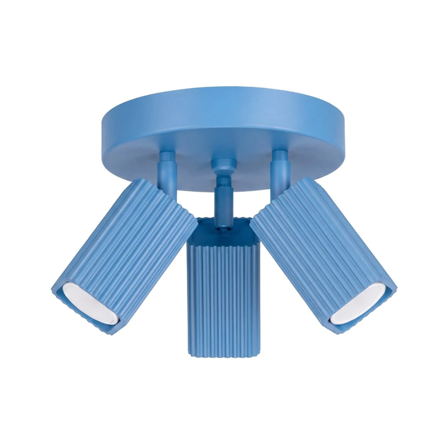 Lampa sufitowa RAYO 3P GU10 - błękitny