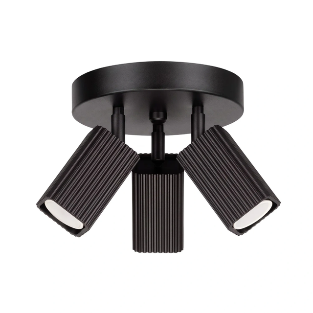 Lampa sufitowa RAYO 3P GU10 - czarny