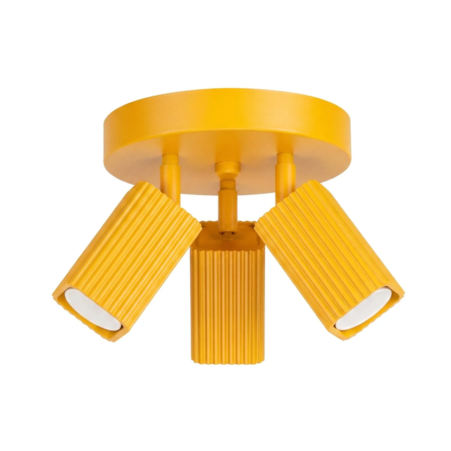 Lampa sufitowa RAYO 3P GU10 - żółty