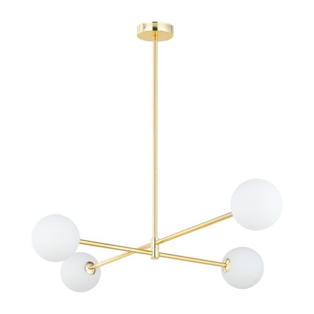 Lampa sufitowa SARIUS 61cm 4xG9 - złoty/biały