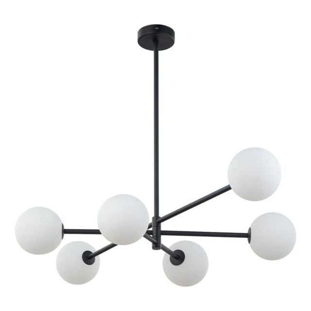 Lampa sufitowa SARIUS 64cm 6xG9 - czarny/biały