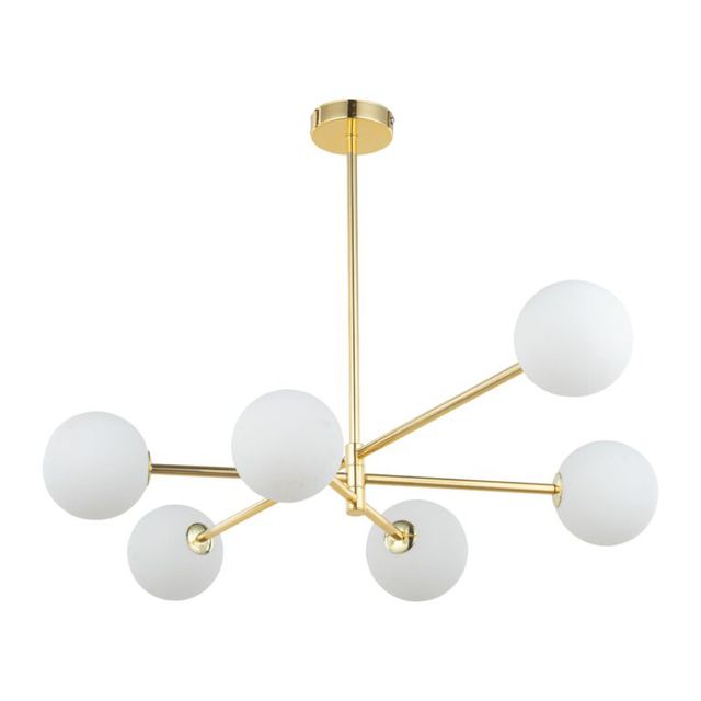 Lampa sufitowa SARIUS 64cm 6xG9 - złoty/biały