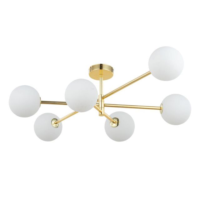 Lampa sufitowa SARIUS 6xG9 - złoty/biały