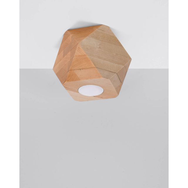 Lampa sufitowa WOODY GU10 - drewno naturalne
