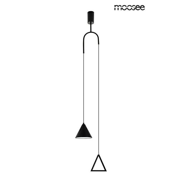 Lampa wisząca ACUSTICA LED 13W 3000K - czarny/biały