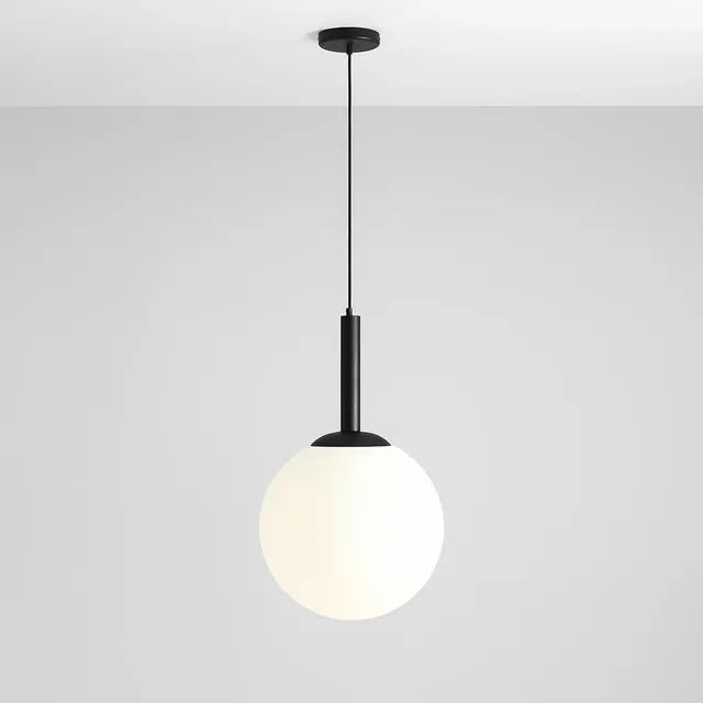 Lampa wisząca BOSSO GRANDE XL 3xE27 - czarny/biały