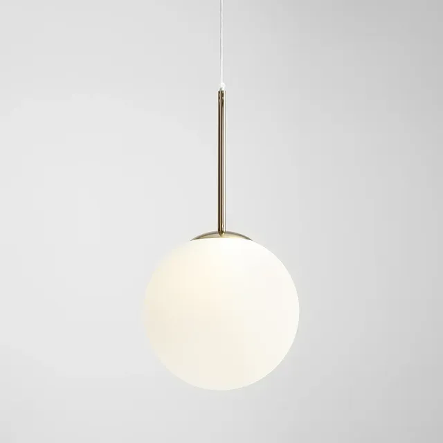 Lampa wisząca BOSSO MEDIUM E27 - złoty/biały