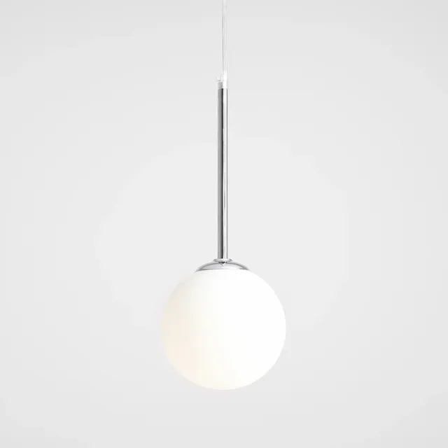 Lampa wisząca BOSSO MINI E14 - chrom/biały
