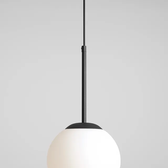 Lampa wisząca BOSSO MINI E27 - czarny/biały