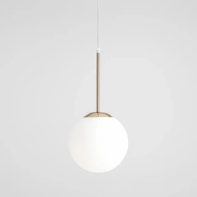 Lampa wisząca BOSSO MINI E27 - złotybiały