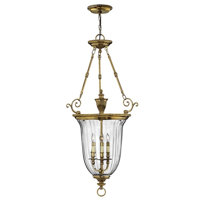 Lampa wisząca CAMBRIDGE L 3xE14 - oksydowany mosiądz