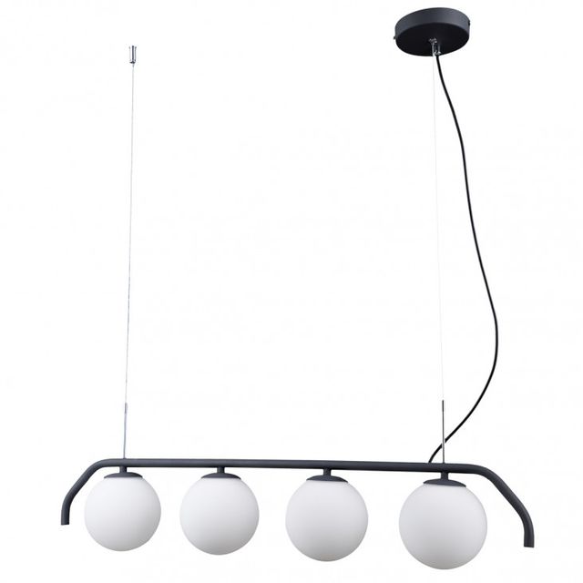 Lampa wisząca CARIMI 4 G9 - czarny/biały