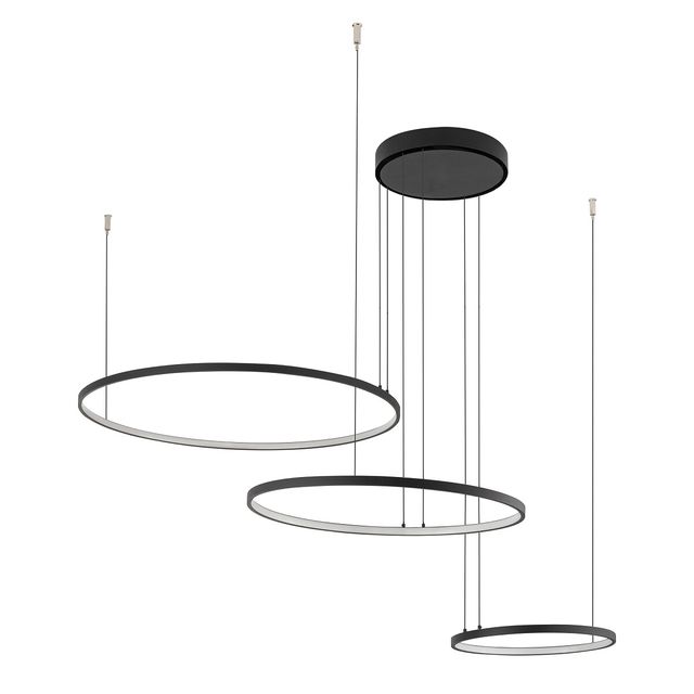Lampa wisząca ring CIRCOLO LED 45W 3000K CRI90 - czarny
