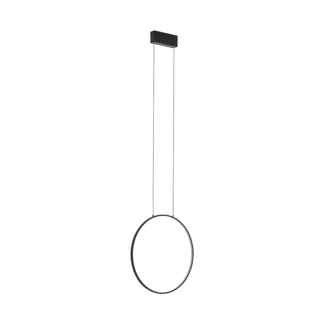 Lampa wisząca ring CIRCOLO pion S LED 18W 3000K CRI90 - czarny