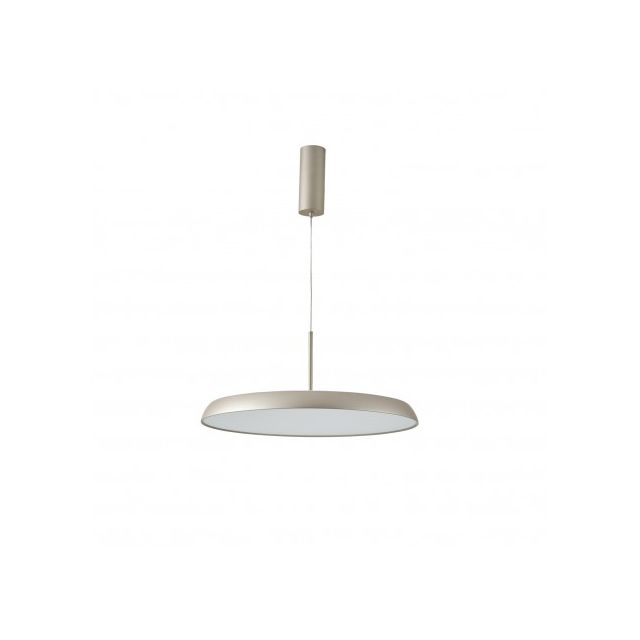 Lampa wisząca CLARA 60 LED 50W CCT DIM - szampański matowy/biały