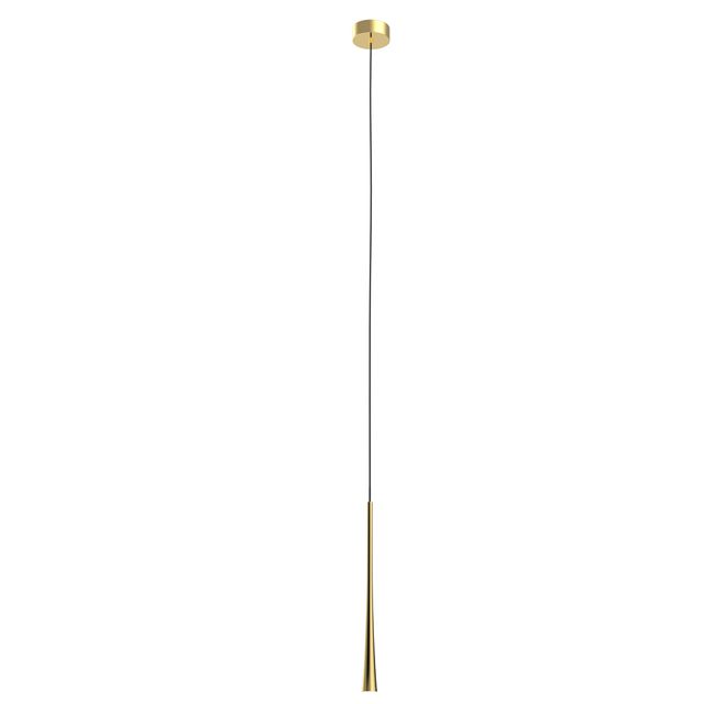 Lampa wisząca COFFEE LED 7W 3000K mała - złoty szczotkowany