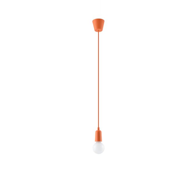 Lampa wisząca DIEGO 1 E27 - pomarańczowy