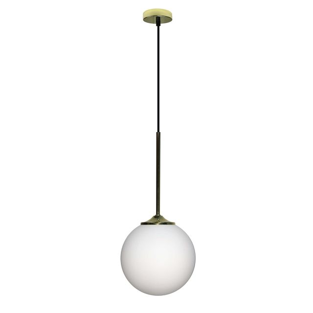 Lampa wisząca GLASGOW II E27 - złoty/biały