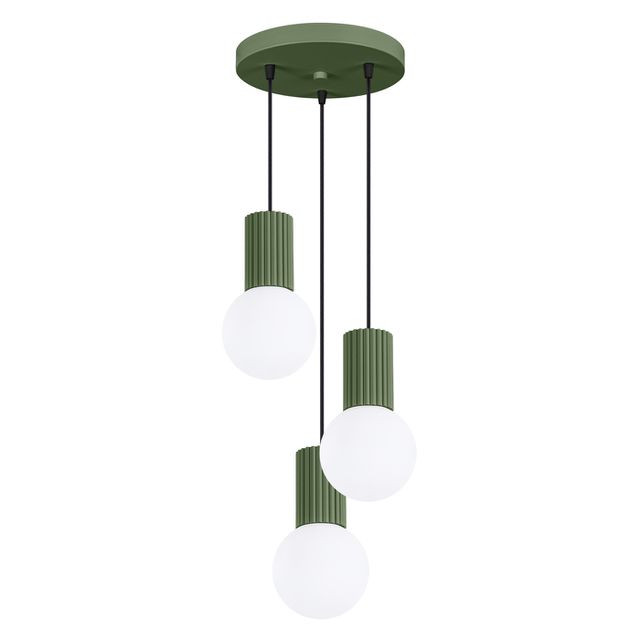 Lampa wisząca HALO 3xG9 - zielony