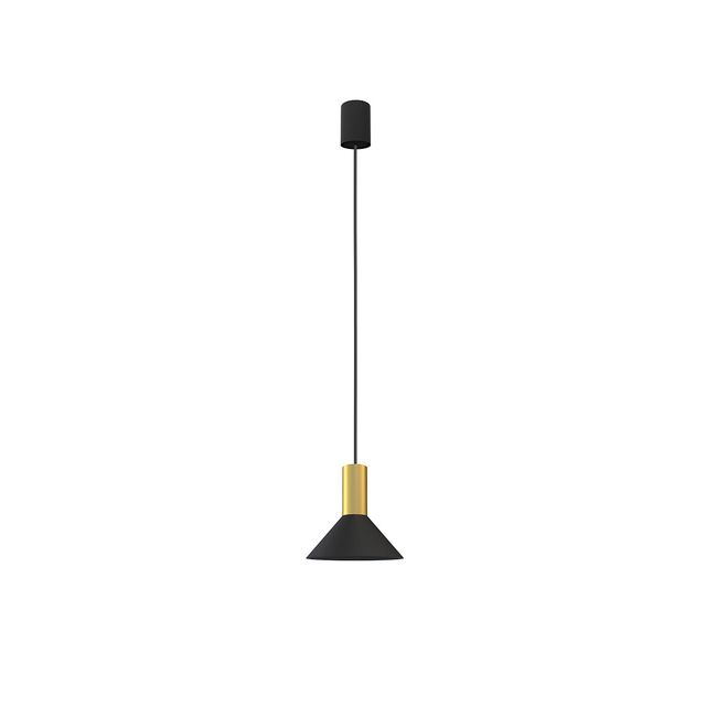Lampa wisząca HERMANOS A GU10 - czarny/mosiądz