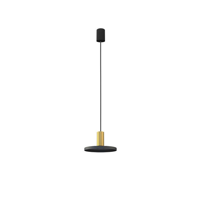 Lampa wisząca HERMANOS B GU10 - czarny/mosiądz