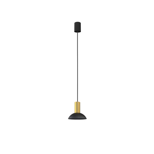 Lampa wisząca HERMANOS C GU10 - czarny/mosiądz