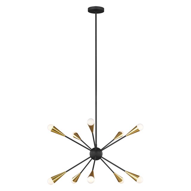 Lampa wisząca JAX 10xG9 3,5W 3000K - czarny